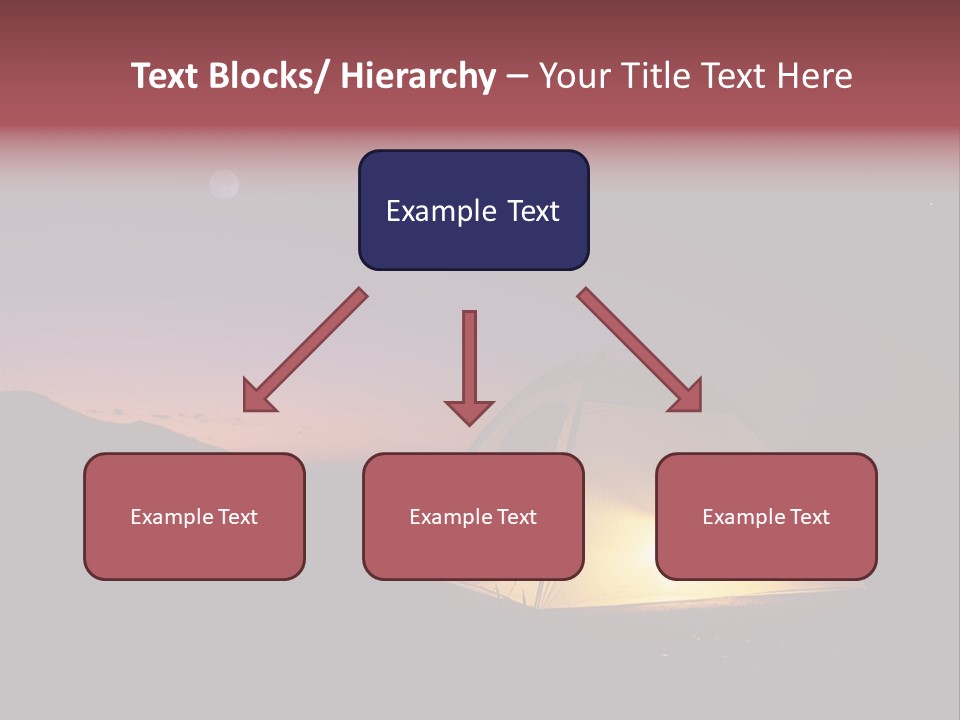 Stars Mountain Night PowerPoint Template
