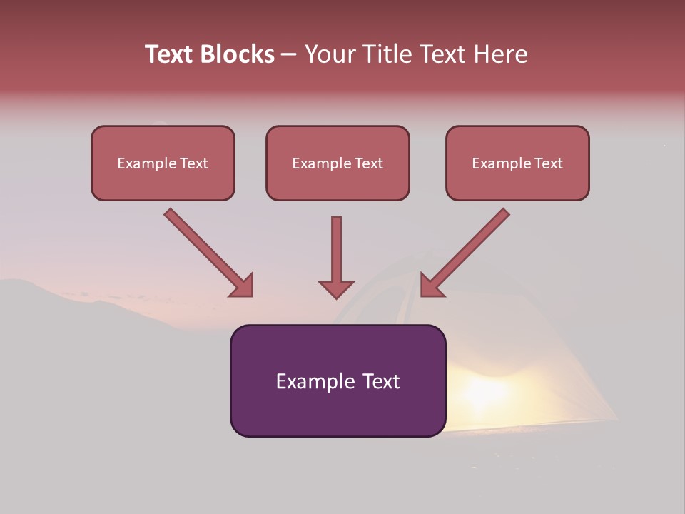 Stars Mountain Night PowerPoint Template