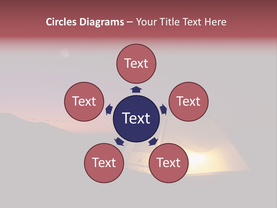 Stars Mountain Night PowerPoint Template