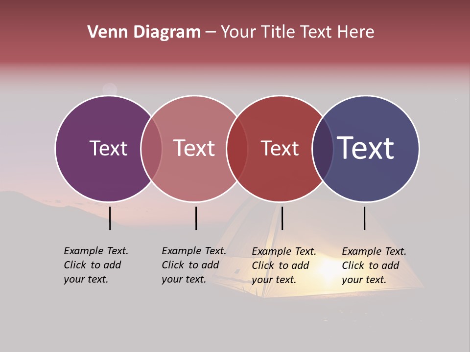 Stars Mountain Night PowerPoint Template