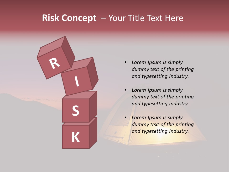 Stars Mountain Night PowerPoint Template