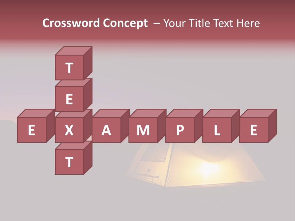 Stars Mountain Night PowerPoint Template
