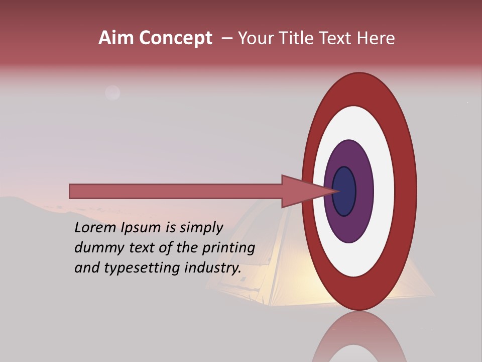 Stars Mountain Night PowerPoint Template