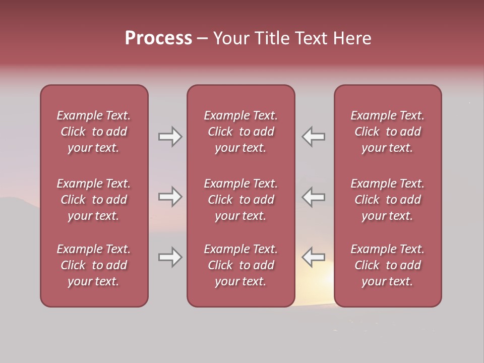 Stars Mountain Night PowerPoint Template