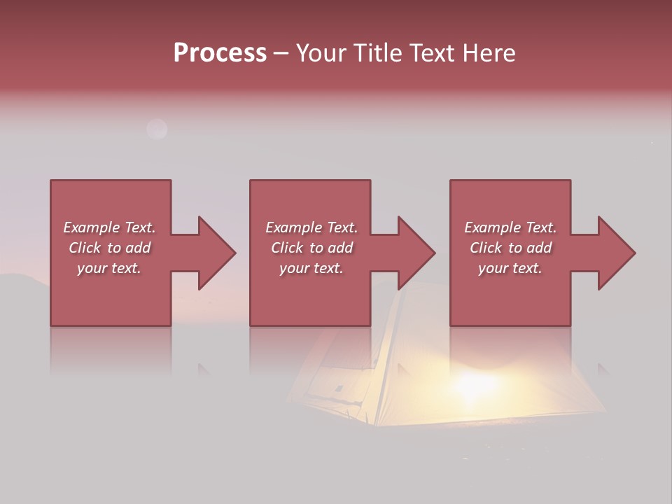 Stars Mountain Night PowerPoint Template