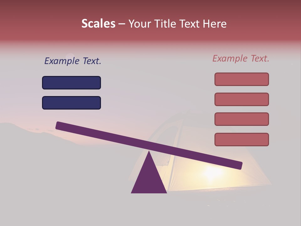 Stars Mountain Night PowerPoint Template