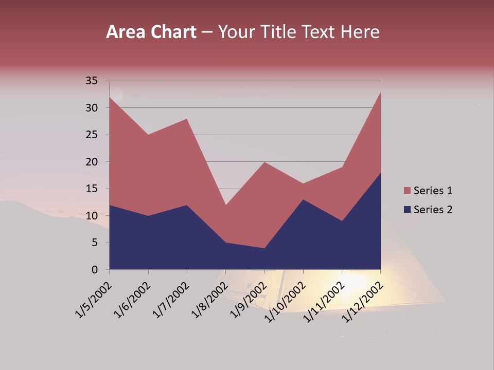 Stars Mountain Night PowerPoint Template