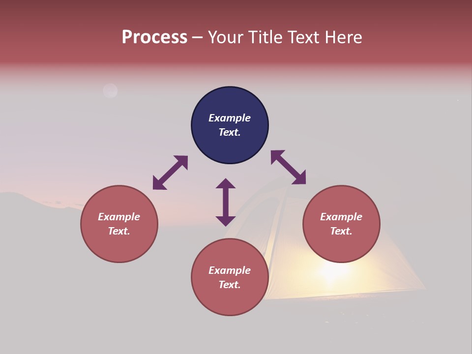 Stars Mountain Night PowerPoint Template