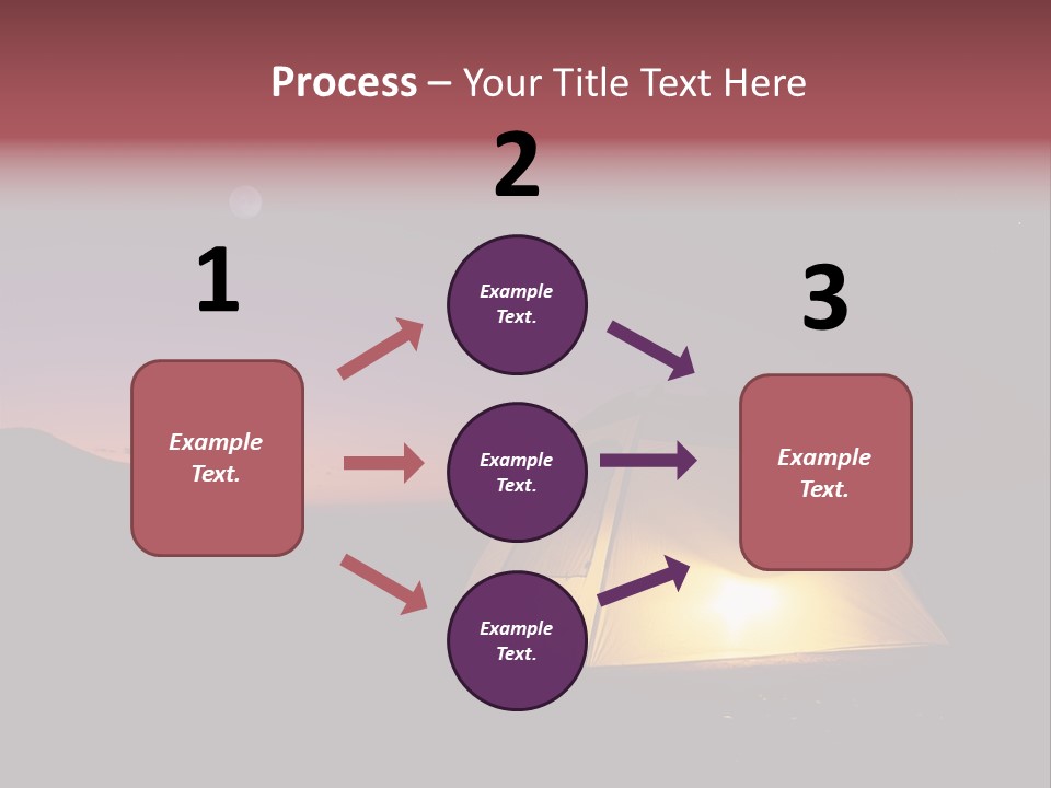 Stars Mountain Night PowerPoint Template