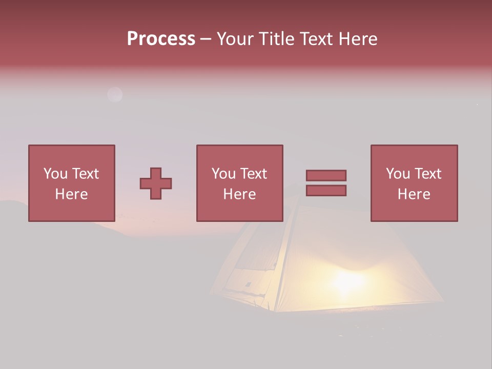 Stars Mountain Night PowerPoint Template