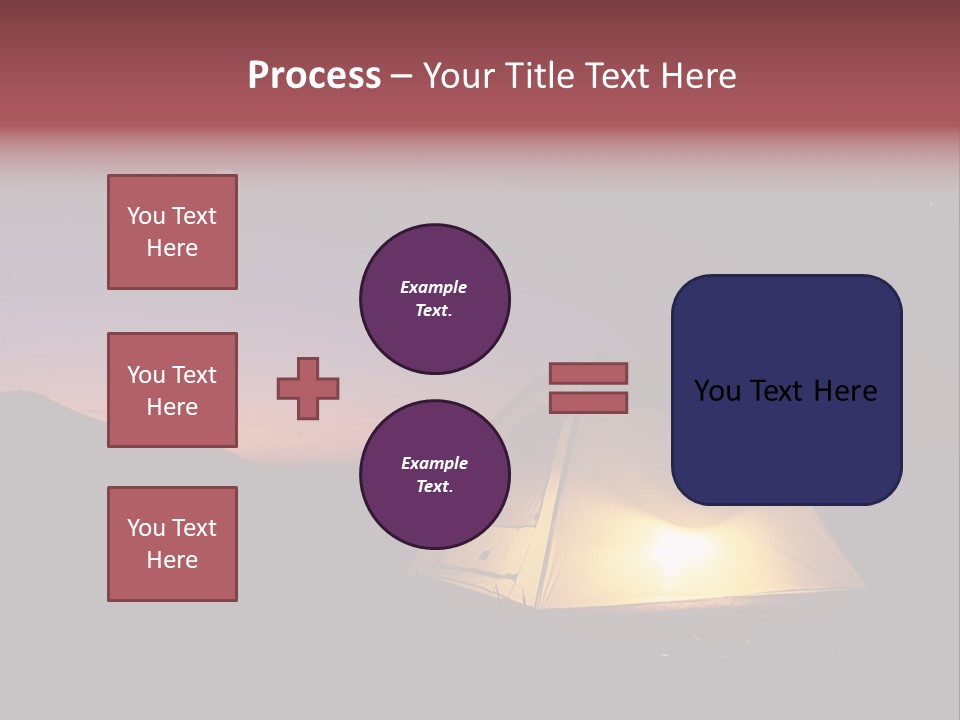 Stars Mountain Night PowerPoint Template
