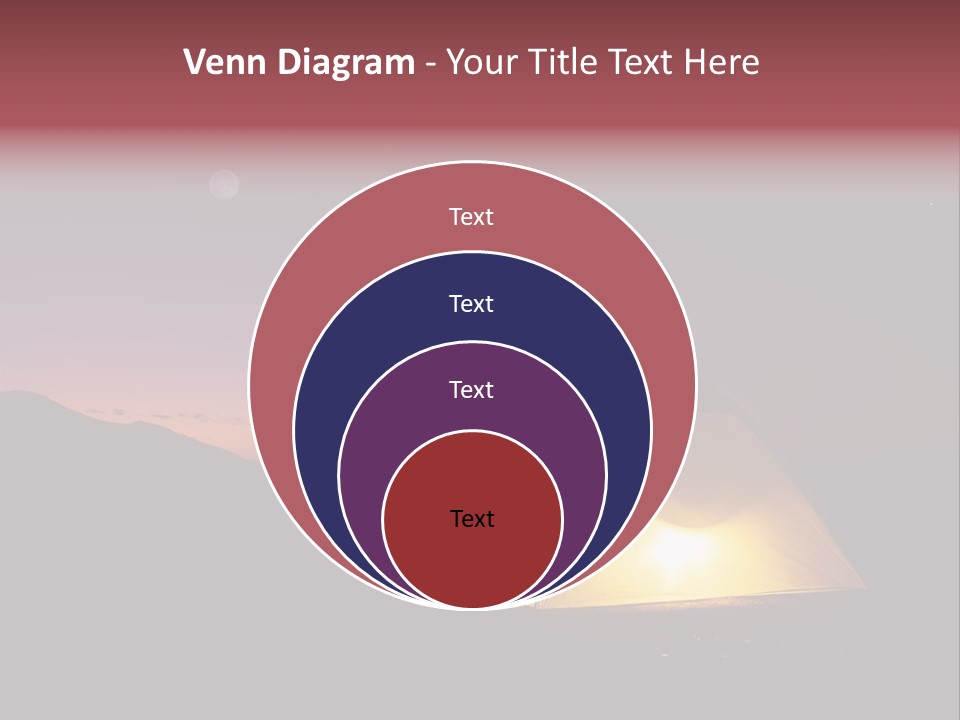 Stars Mountain Night PowerPoint Template