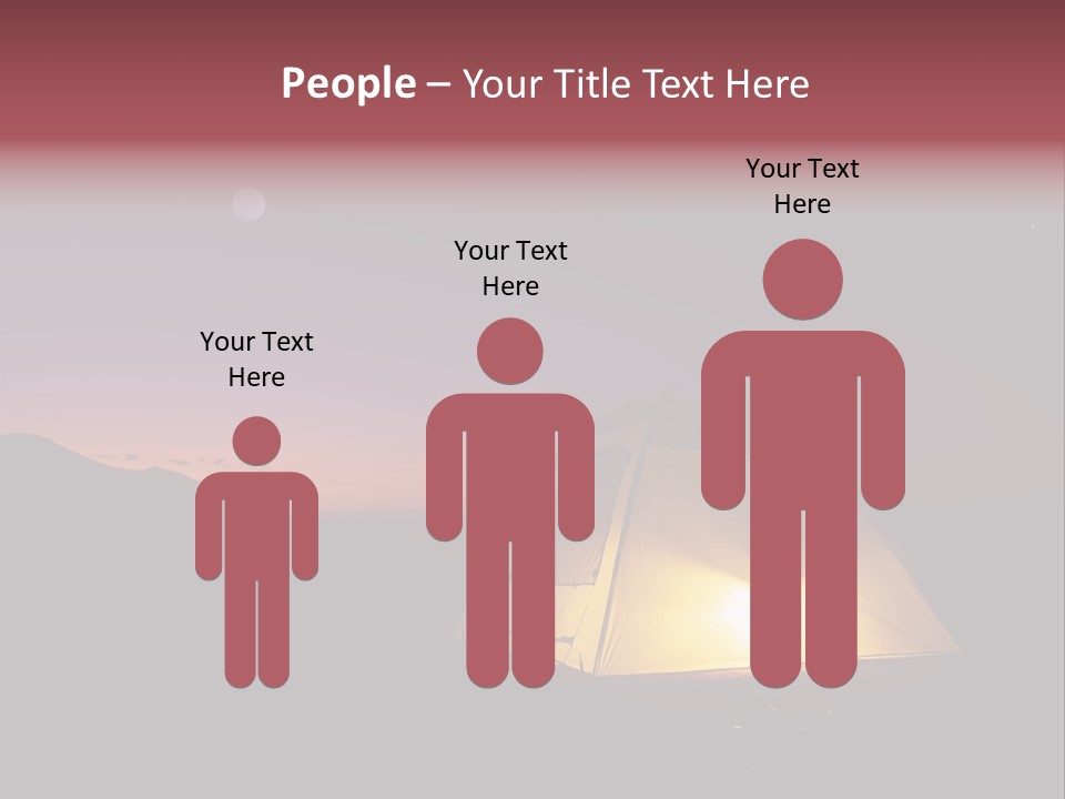 Stars Mountain Night PowerPoint Template