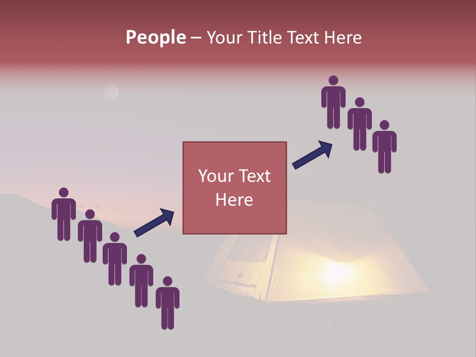 Stars Mountain Night PowerPoint Template