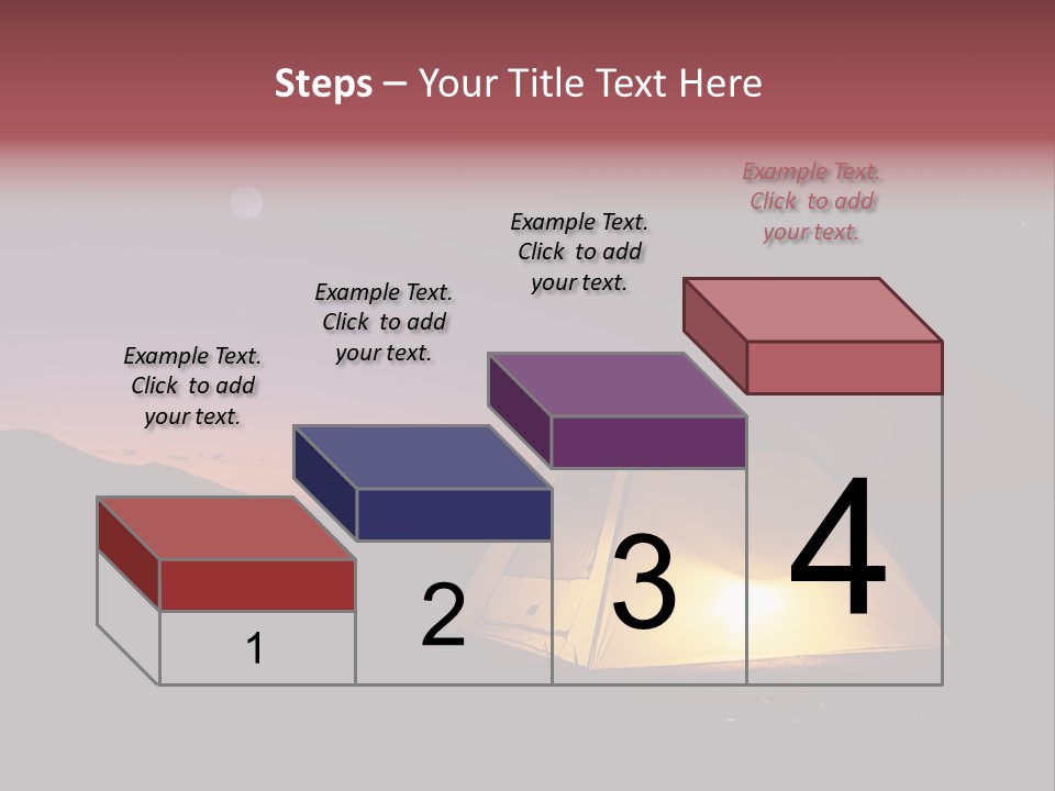 Stars Mountain Night PowerPoint Template