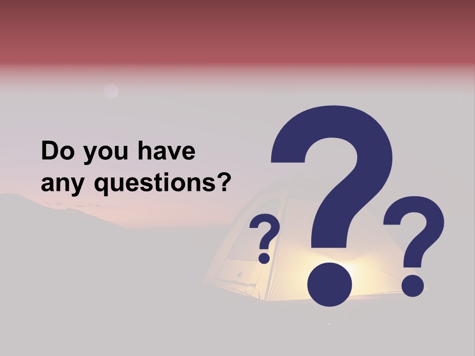 Stars Mountain Night PowerPoint Template