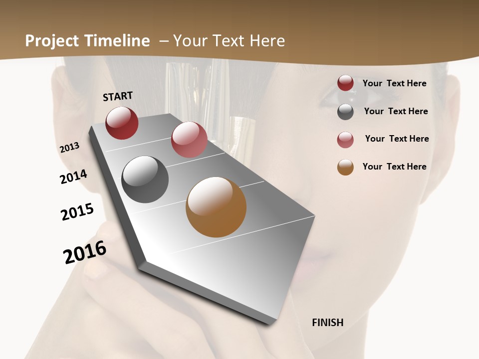 Elegance Makeup Skin PowerPoint Template