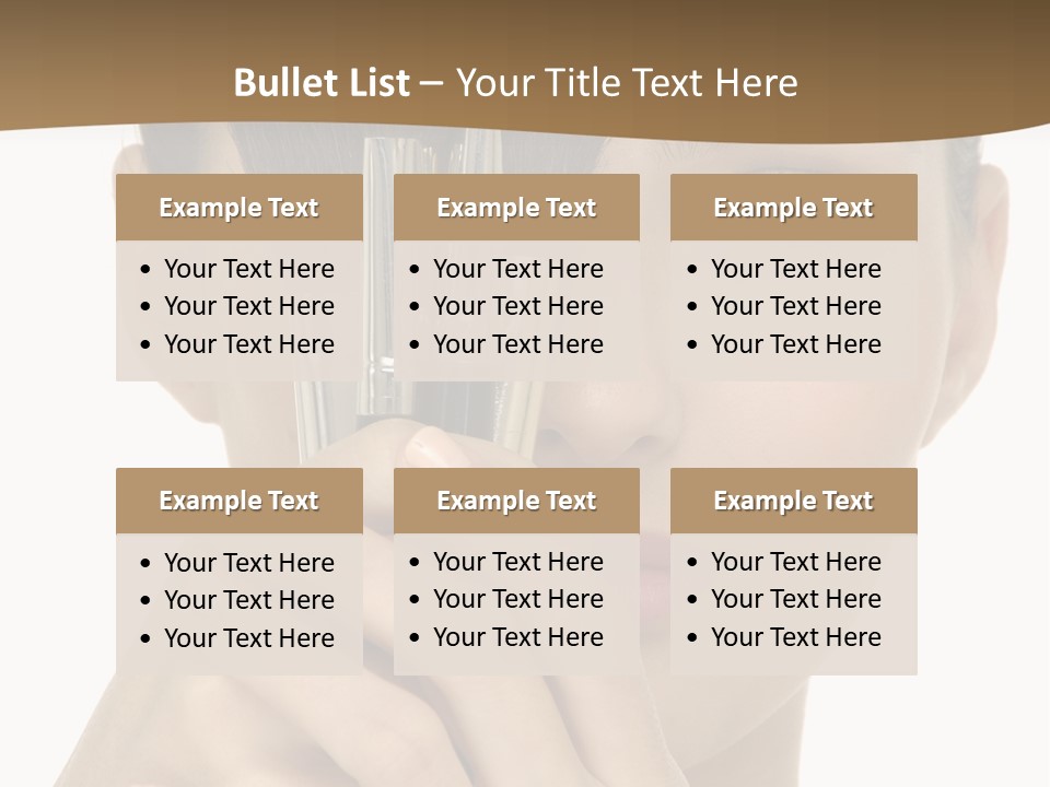 Elegance Makeup Skin PowerPoint Template