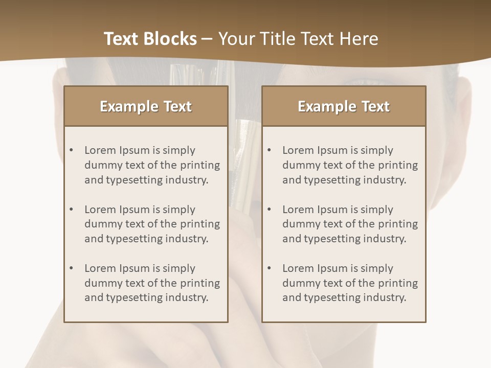 Elegance Makeup Skin PowerPoint Template