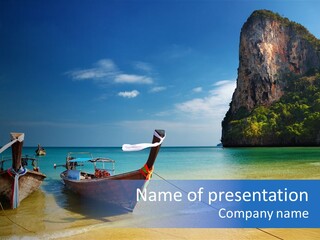 Tourism Ocean Coral PowerPoint Template