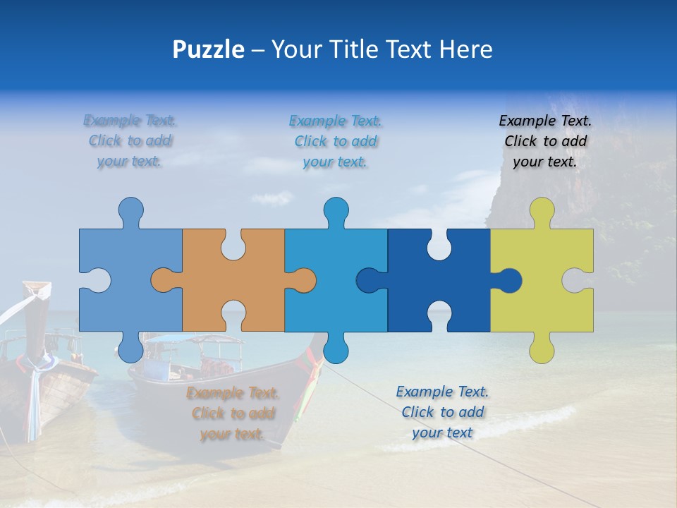 Tourism Ocean Coral PowerPoint Template