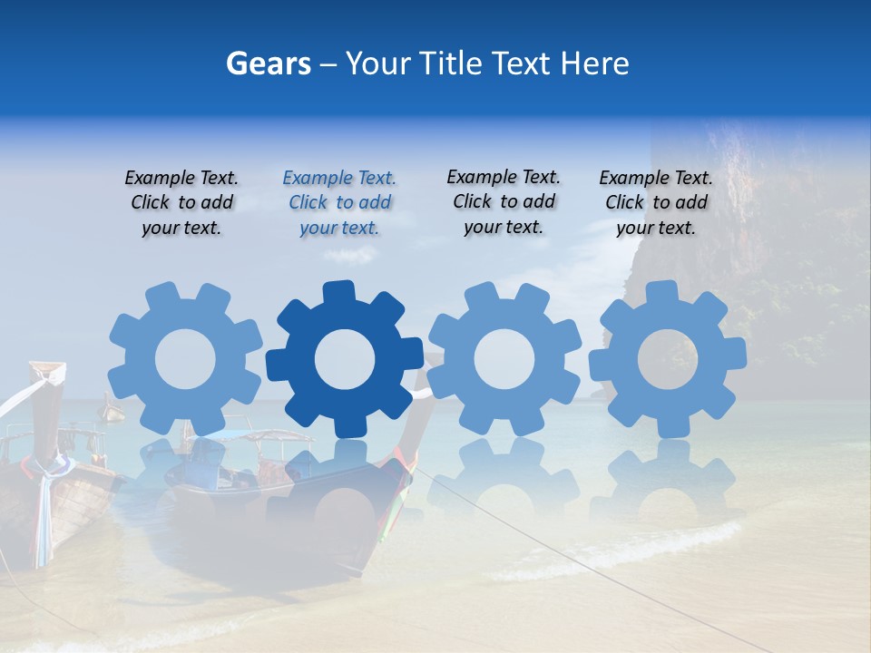 Tourism Ocean Coral PowerPoint Template