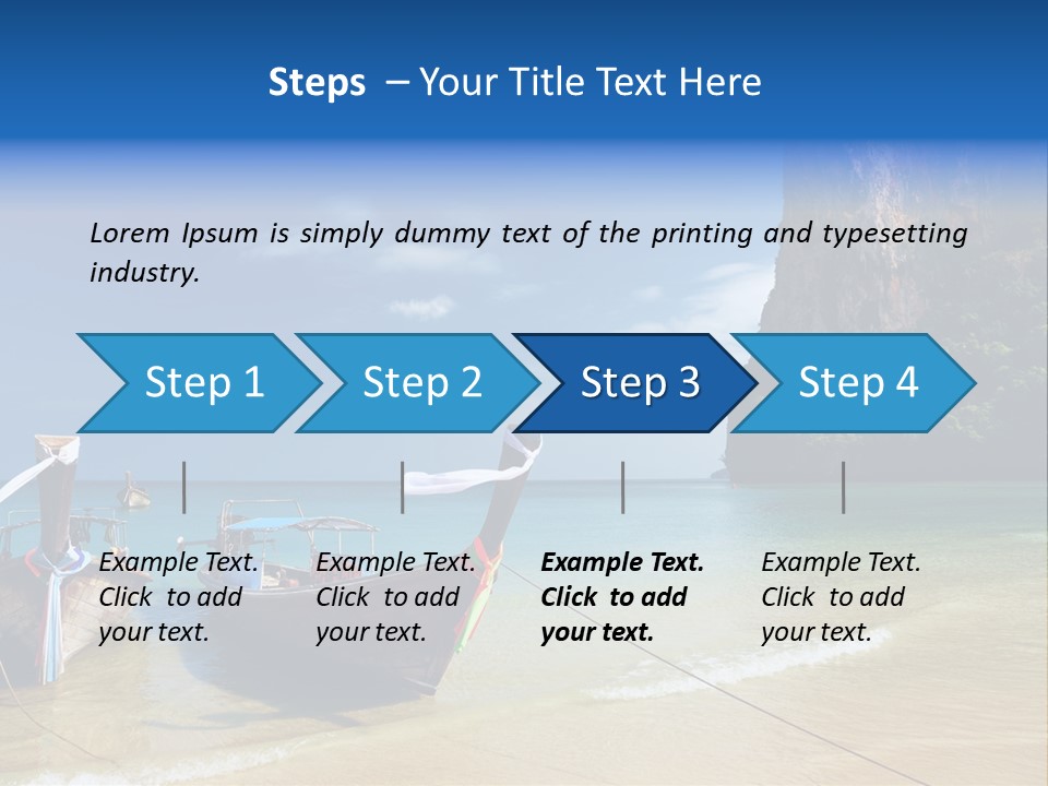 Tourism Ocean Coral PowerPoint Template