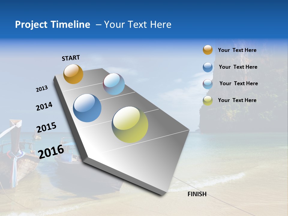 Tourism Ocean Coral PowerPoint Template