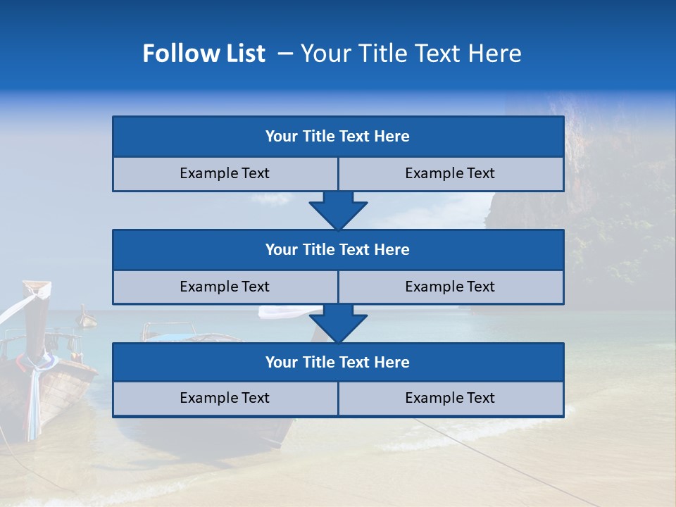 Tourism Ocean Coral PowerPoint Template