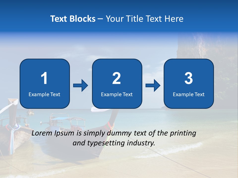 Tourism Ocean Coral PowerPoint Template