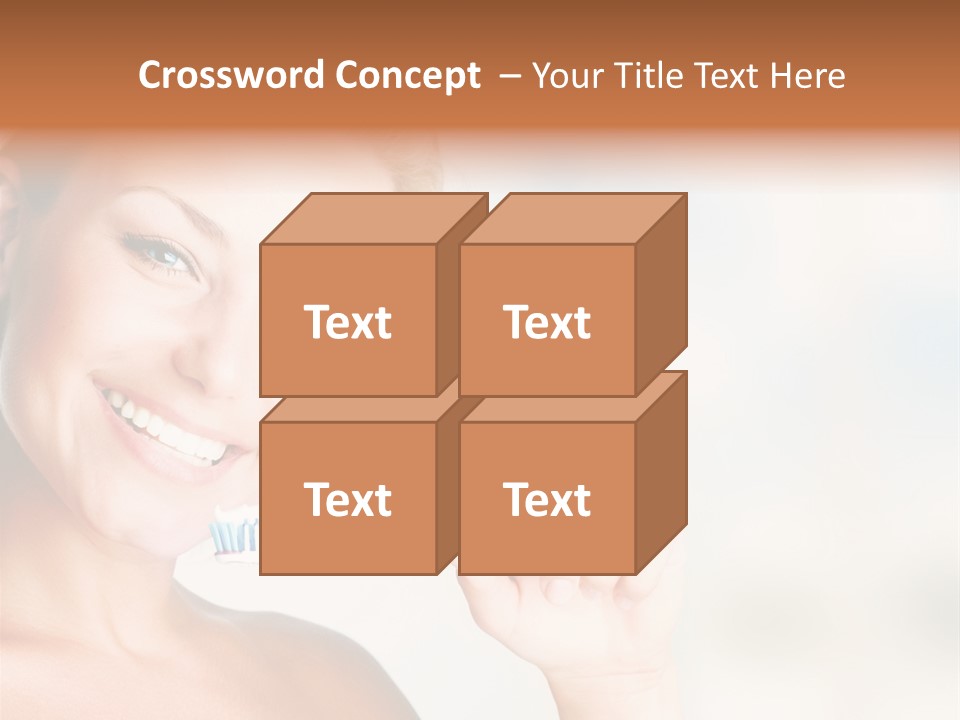 White Young Object PowerPoint Template