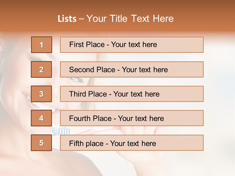 White Young Object PowerPoint Template