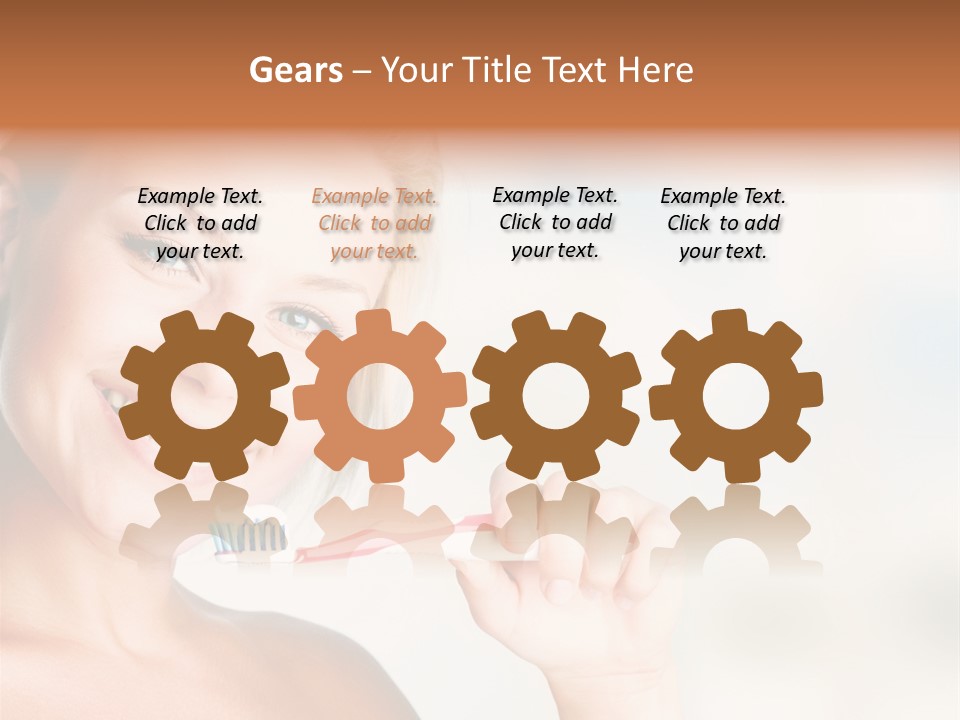 White Young Object PowerPoint Template