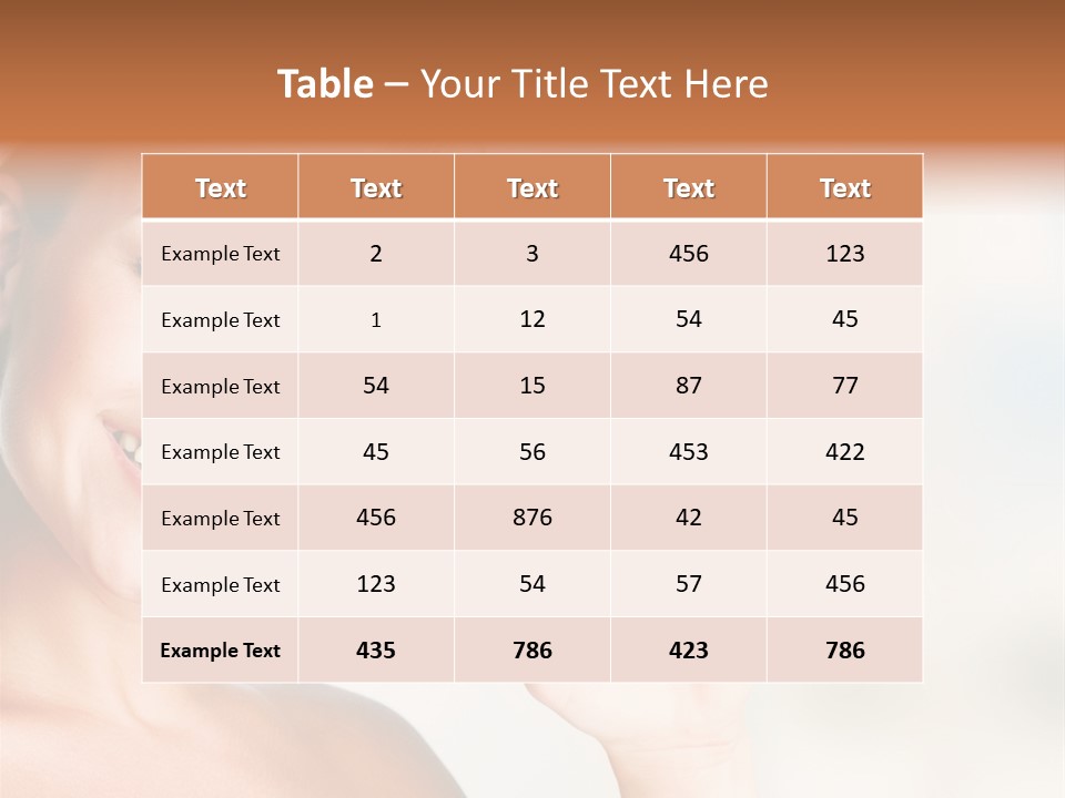 White Young Object PowerPoint Template