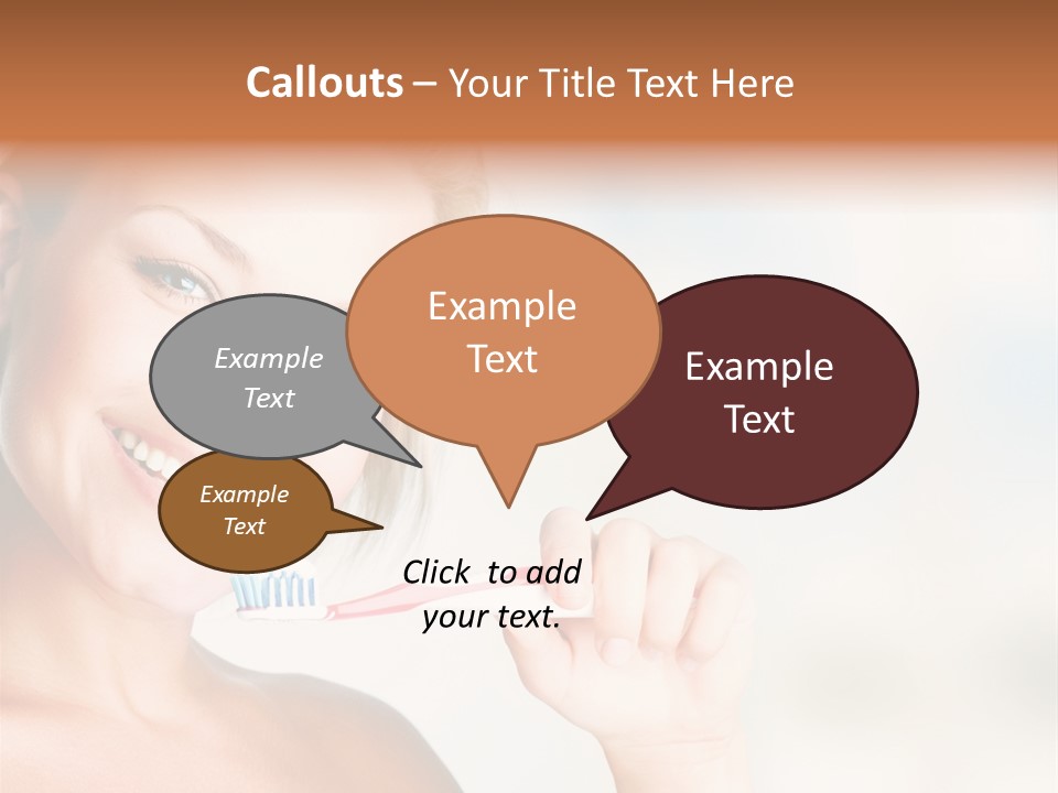 White Young Object PowerPoint Template