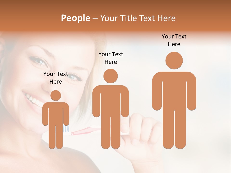 White Young Object PowerPoint Template