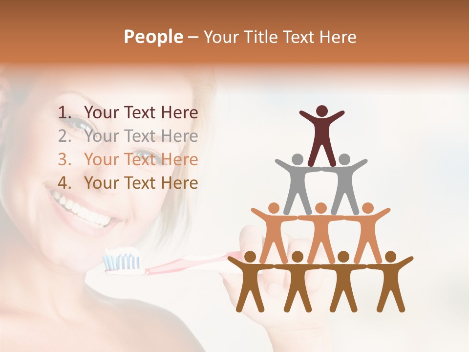 White Young Object PowerPoint Template