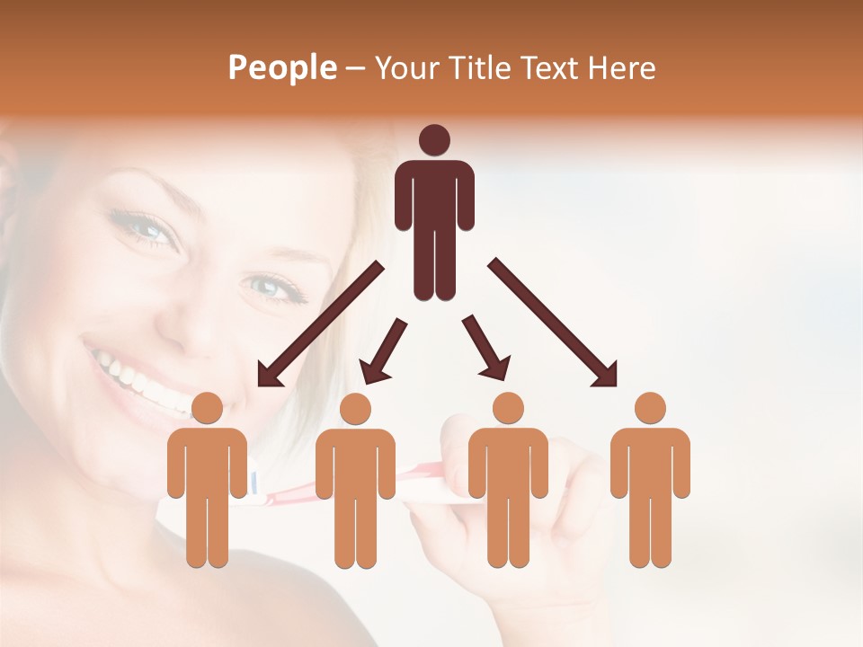 White Young Object PowerPoint Template