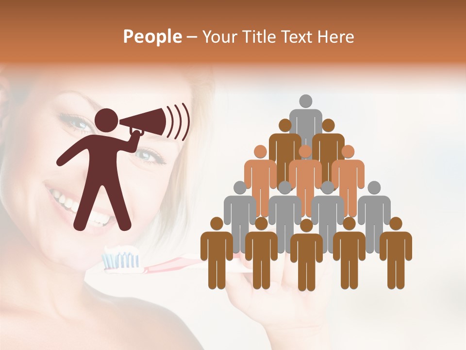 White Young Object PowerPoint Template