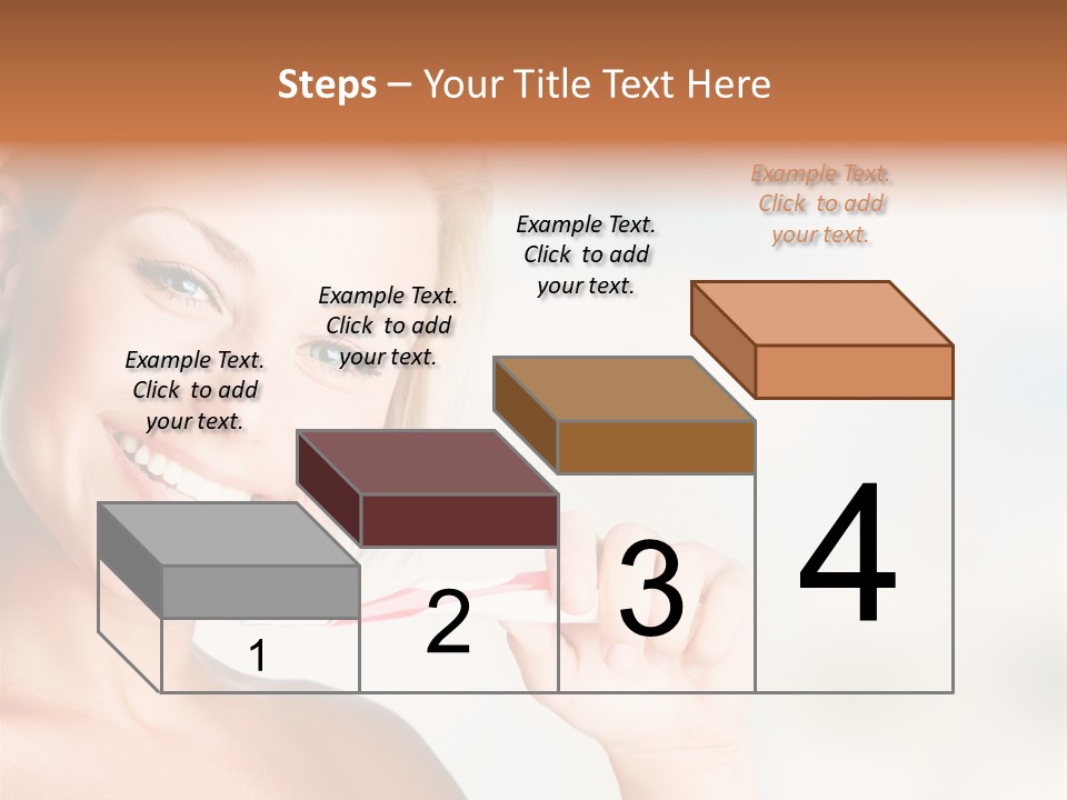 White Young Object PowerPoint Template