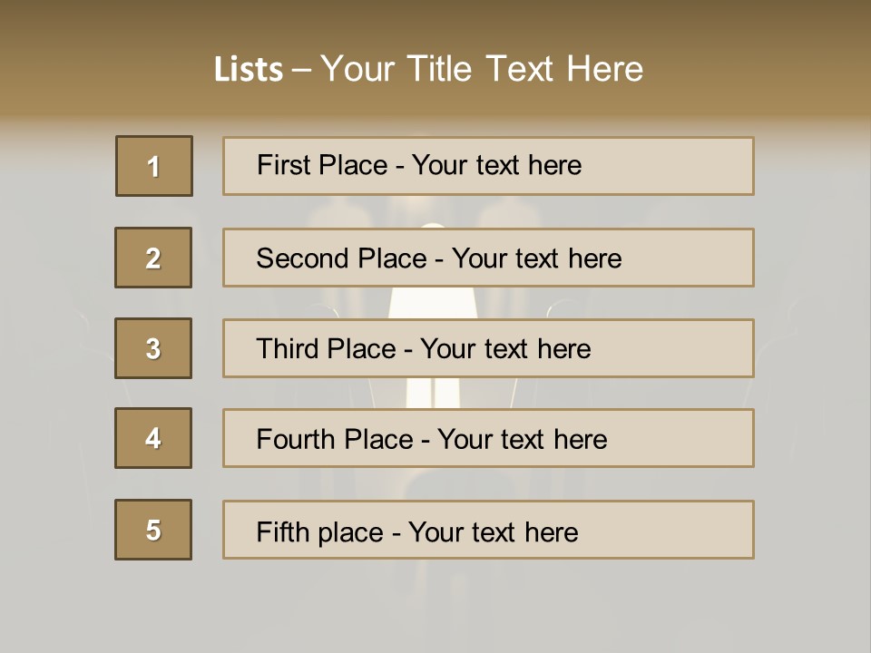 Contrasts Winning Skill PowerPoint Template