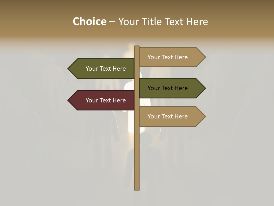 Contrasts Winning Skill PowerPoint Template