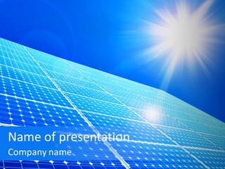 Renewable Supply Private PowerPoint Template