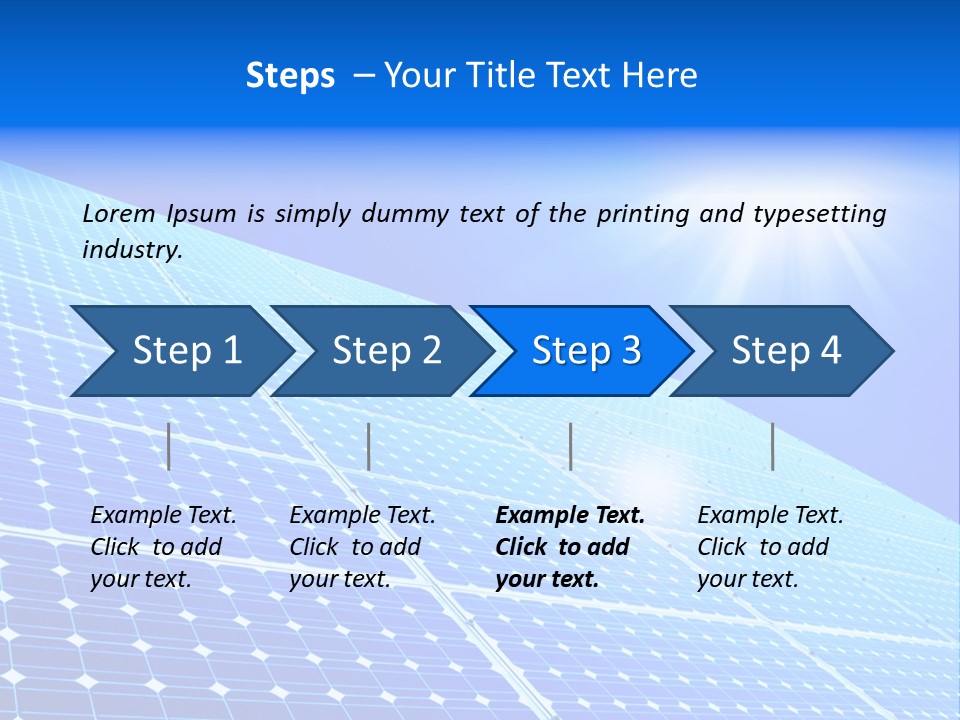 Renewable Supply Private PowerPoint Template