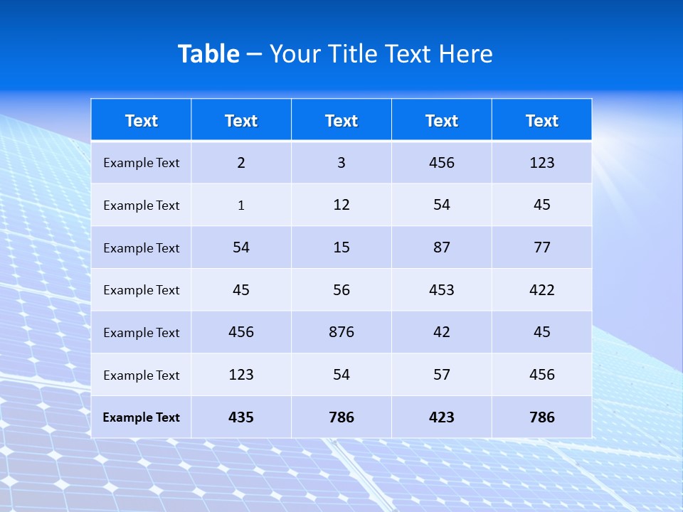 Renewable Supply Private PowerPoint Template