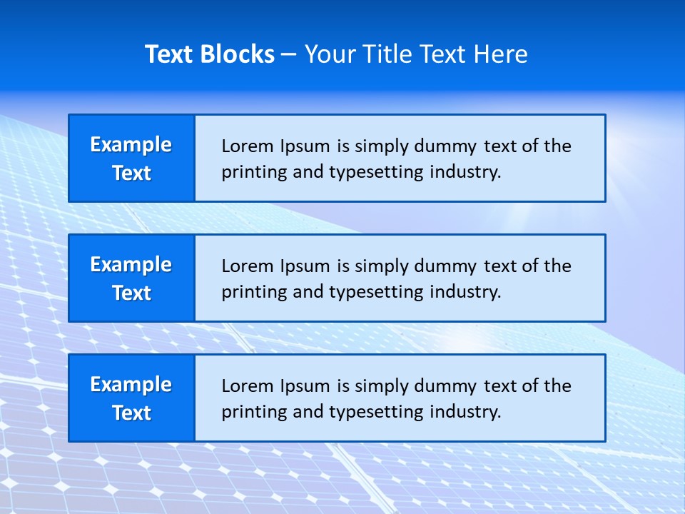 Renewable Supply Private PowerPoint Template