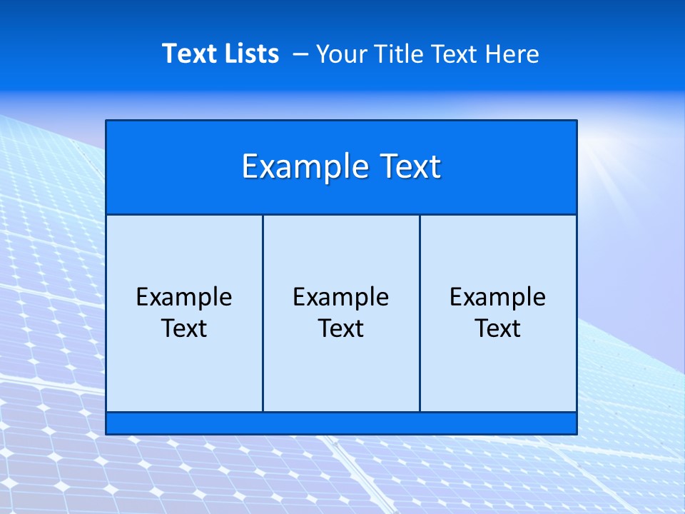 Renewable Supply Private PowerPoint Template