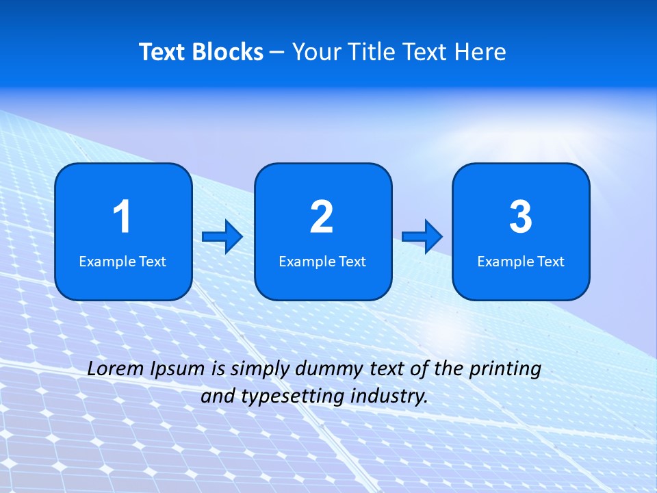 Renewable Supply Private PowerPoint Template