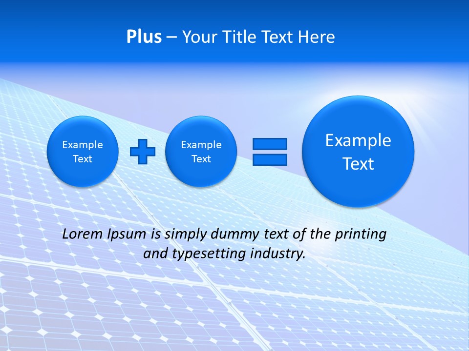 Renewable Supply Private PowerPoint Template