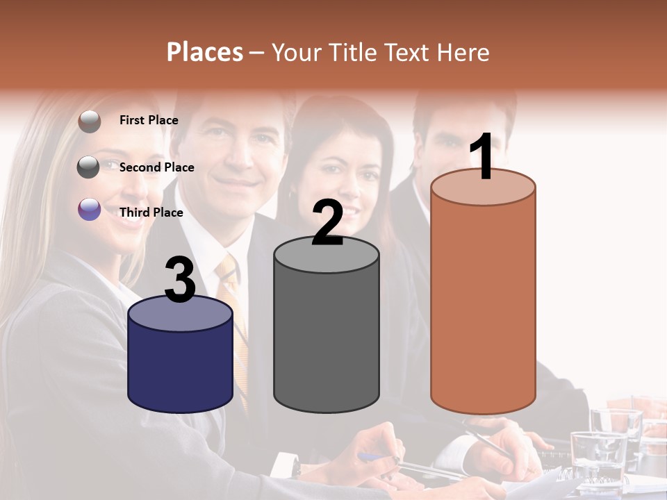 Career Workplace Businesswoman PowerPoint Template